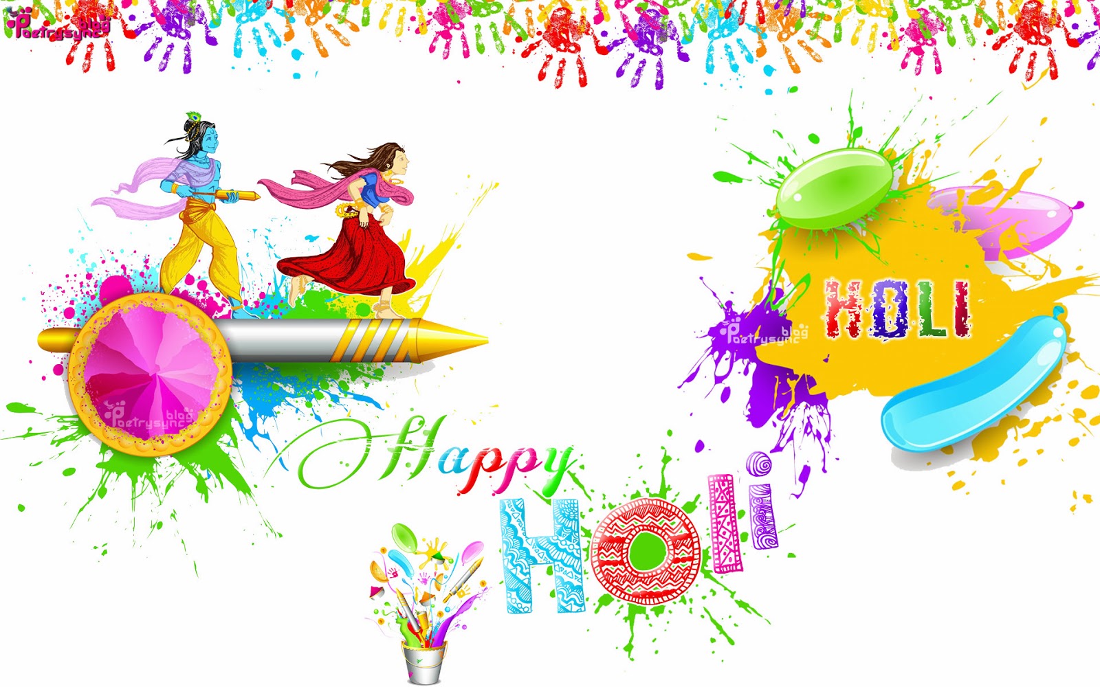 Happy Holi HD Images, Wallpapers, Pics (Free Download) 